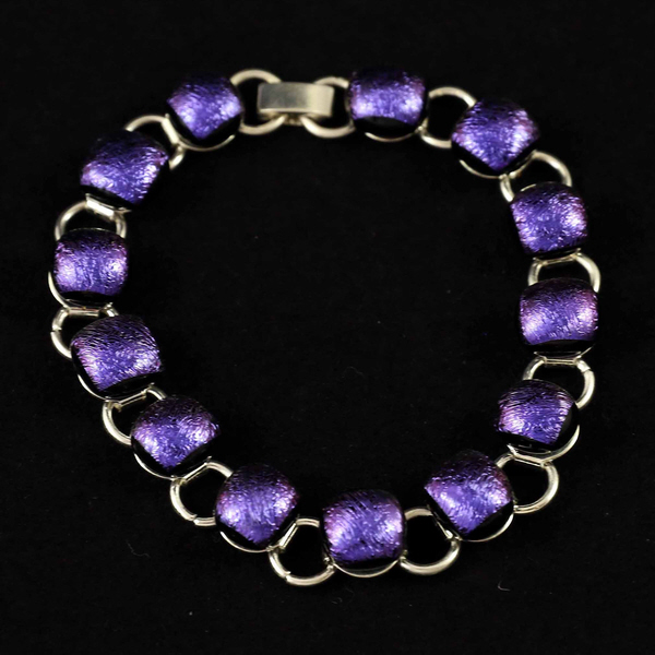 Lilac Bracelet 8in Silver-Plated
