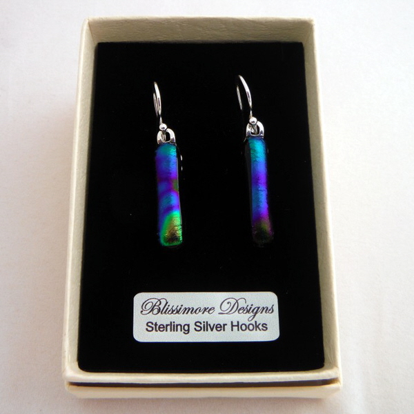 Peacock Drop Earrings